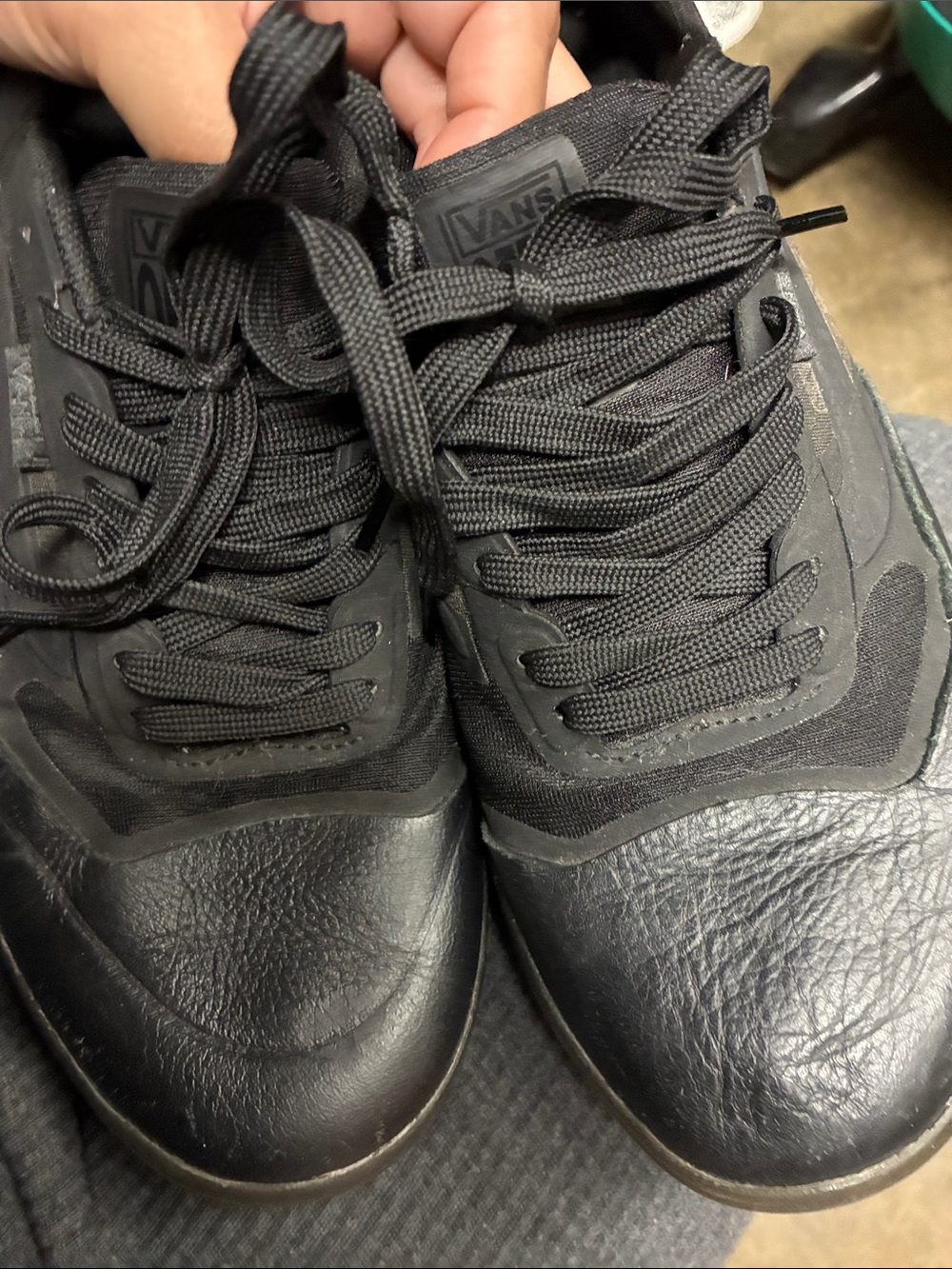 Vans All-Black Men's Lace-Up Sneakers